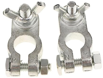 CRAFTHROU Kfz Batterieanschlüsse Langlebige Auto Batterieklemmen Batterieterminal Für Zuverlässige Verbindung Geeignet Für PKW Und Nutzfahrzeuge Einfache Installation Und Hohe