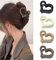 Calkkrer 4 Stück Haaraccessoires, Herz Haarklammern, Mittelgroße Haarkrebse, Haarspangen, Haarclaw Clips für Dickes Haar, Große Haarklammer für Haarschmuck