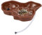 Baignoire pour Reptiles, Bac De Bain pour Reptiles, Piscine pour Tortues Gamelle Reptile Bol d'eau pour Reptiles Gamelle pour Reptiles Antidérapant avec Drainage pour Tortues, Reptiles 31x25x5cm