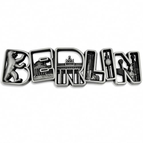 United1871 Metall-Magnet Berlin | typisches Hauptstadt Souvenir | Kühlschrankmagnet | Designed in Germany