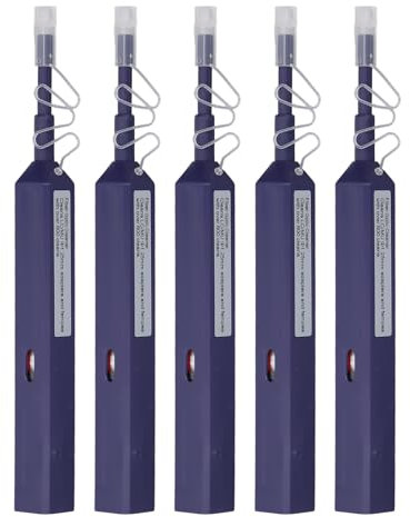 SEAFRONT Glasfaserreinigung Stiftreiniger Stecker LC End MU für DIA 1,25 Mm Ferrules SC FC ST 800+ Saubere Zeiten Nicht Destruktive Reinigung Schnelles Reinigen Einfach zu Verwenden für die Meisten