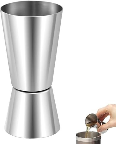 2cl 4cl Doseur Cocktail,Verre Doseur Cocktail,Doseur Alcool,Doseur Cocktail 2cl/4cl,Jigger,Jigger Cocktail,Double Jigger En Acier Inoxydable, Pour Gin, Whiskey, Alcool, Accessoires De Bar