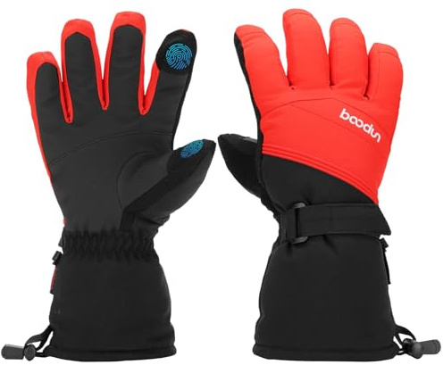 HXDSUP Winterhandschuhe Skihandschuhe, Fahrradhandschuhe,Wasserdichte Warme Touchscreen Handschuhe für Herren und Damen für Reiten, Laufen, Motorrad, Wandern Radfahren