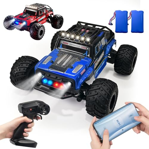 28KM/H Ferngesteuertes Auto, Monstertruck Ferngesteuert mit Doppelschale