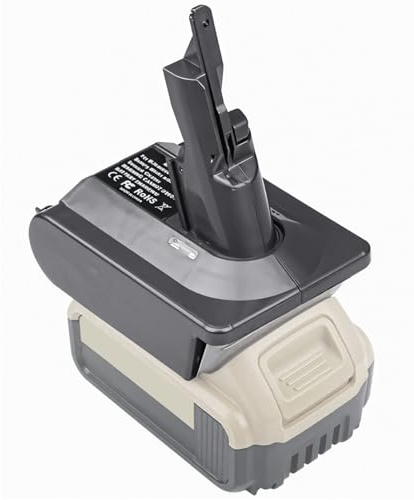 DW20V7V8 Battery Adapter Converter, Compatible with Dyson V7 Vacuum Cleaner, for DEWALT 20V XR Battery