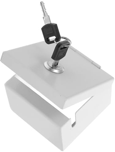 Veemoon Lockable Material Outdoor Iron with Electrical Junction Box Easy Installation, Protective Socket Cover and Power Outlets and Cables Suitable for Indoor and Bathroom Use