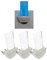 Trango Pack de 3 bombillas LED TG11-S40 de pared, lámpara de corriente, orientación, luz infantil, luz nocturna, enchufe de seguridad