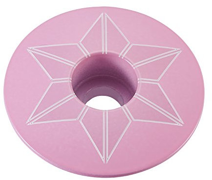 SUPACAZ Unisex Adult Star Capz Giro Pink (powder coated) Star Capz - Giro Pink,.