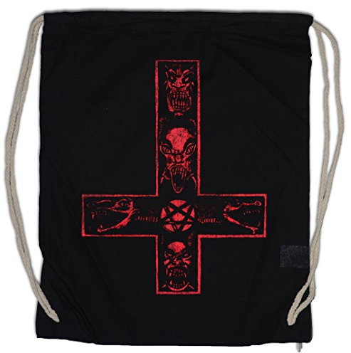 Urban Backwoods Satanic Cross Turnbeutel Sporttasche