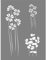 Rayher 45109000 Pochoir Flower Mix