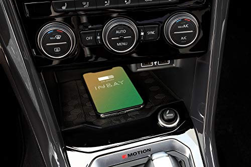INBAY 10W Handyhalterung Auto Ablagefach Induktiv/Kabellos passend für VW T-ROC/T-ROC Cabriolet (A1) - Autohalterung Zubehör Innenraum - Qi