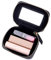 Aileder Mini custodia porta rossetto con specchio in vera pelle, piccola borsa da viaggio per trucchi e cosmetici, kit per donne e ragazze, Nero , S, Astuccio per trucchi
