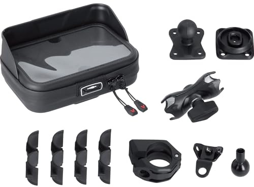 SW-Motech Universal Montagekit mit T-Lock & Navi-Tasche – Wasserdicht