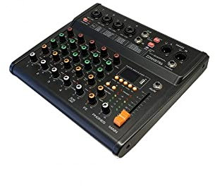 ZZIPP ZZMXBTR6 Mixer Audio Passivo con Bluetooth MP3 e Effetti