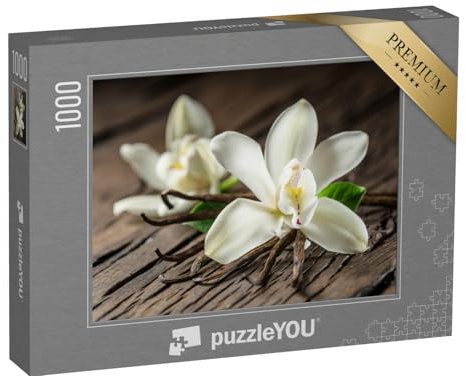 puzzleYOU: Puzzle 1000 Teile „Vanilleorchidee“ – aus der Puzzle-Kollektion Flora, Blumen, Pflanzen, Orchideen