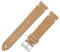 Overhil1s Uhrenarmbänder Leder, Leder Uhren- Bands handgefertigt for Männer Frauen 18mm 20mm Multicolor-Leder- Armbänder Wildleder elegant und stilvoll (Band Color : Beige, Band Width : 20mm)