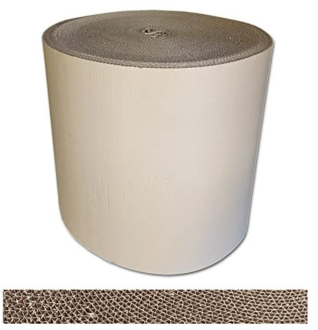 1 rouleau de carton ondulé - 50 cm x 70 m - matériau d'emballage et de calage