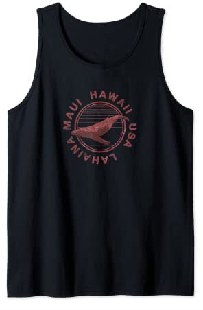 MAUI Retro Wal Uhr Vintage Hawaii Tank Top