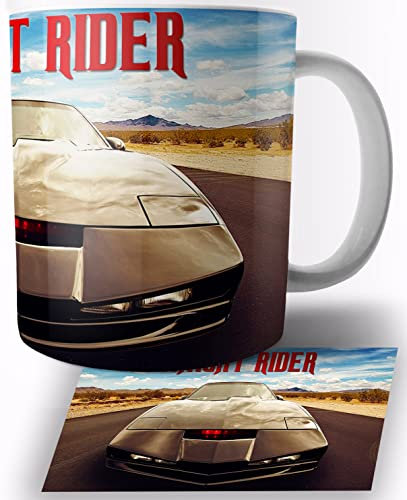 El Coche Fantastico Knight Rider KITT Keramik Becher 325ml Tasse Mug