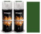 Polisan Spray Paint | Naphta Green | Perfect for Radiator, Plastic, Fabric, Metal, Wood, Bike, Marking | 2 x 400ml | RAL 6002 | Double Pack