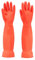 YIOIY Reinigungshandschuhe, wasserdichter und ölbeständiger Gummihandschuh für Küchenreinigung, Kleidung, Reinigung, Haushaltsreinigung, Geschirrspülen, Autowäsche, Haustierpflege (Rot, M)