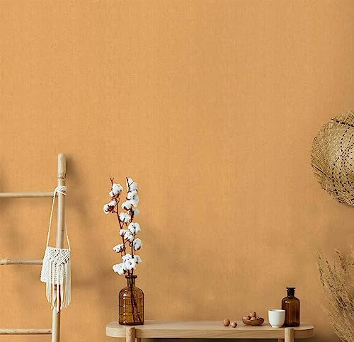 marburg Tapete Orange Streifen Vliestapete für Wohnzimmer oder Schlafzimmer Made in Germany 10,05 x 0,75 m