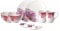Villeroy & Boch – Rose Garden Ensemble De Vaisselle En Porcelaine, 8 P., Motif Floral Moderne, Service Pour Le Petit-Déjeuner Pour 2 Personnes