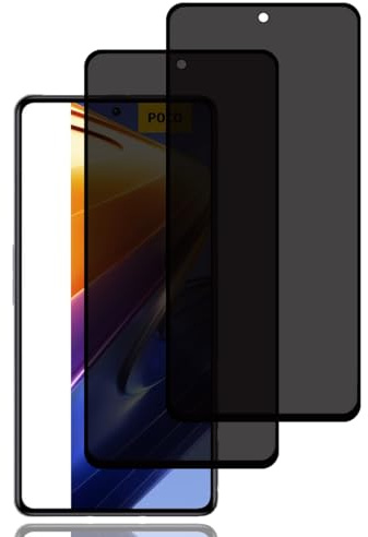 Protector Pantalla de Privacidad para Xiaomi Poco F4 GT 5G [2 Piezas] | Cristal Vidrio Templado Antiespia,Dureza 9H,Sin Burbujas,Anti-Rasguños,Anti-Espía Protector Pantalla para Xiaomi Poco F4 GT