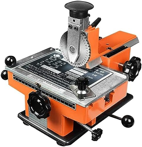 ALSUP Manuelle Stahl-Prägemaschine Metall-Aluminium-Legierung Namensschild Hundemarke ID-Karte Stanzen Etikett Gravieren Präger Markierung Werkzeug,2mm