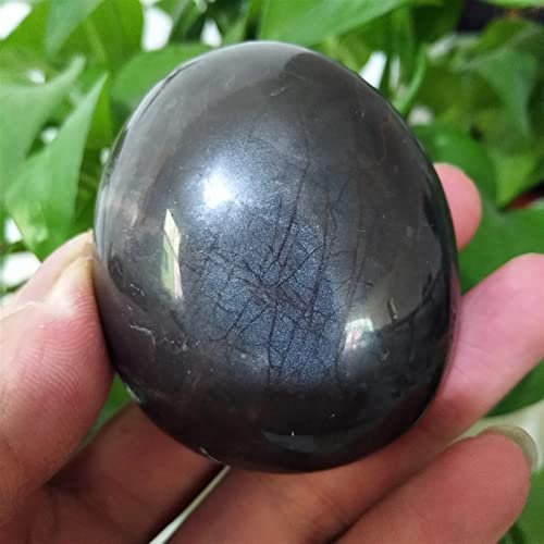 FITTG Cristal Brut Cristal Naturel Pierre Naturelle Brute Pierre de Lune Noire Cristal Palmier Reiki Pierre gemme Pierres et décoration de la Maison (Color : A165 137g)