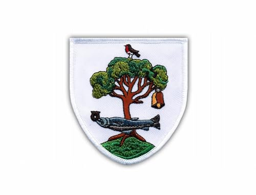 Wappen von Glasgow – Schild – magnetische Rückseite – bestickter Aufnäher/Abzeichen/Emblem