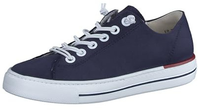 Paul Green Damen SUPER Soft Pauls mit Relax-Weite, Frauen Low-Top Sneaker,Wechselfußbett,Laufschuhe,schnürschuhe,schnürer,Blau (SEA),42 EU / 8 UK