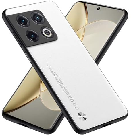 RankOne Custodia Compatibile con OnePlus 10 Pro (6.7) Cover Case - Bianco