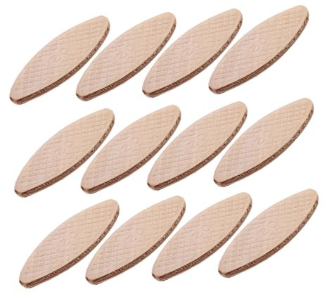 OSALADI 100pcs Wood Biscuit Joiner Biscuits Woodworking Joining for Tenon Machine Wood Board Connection Set