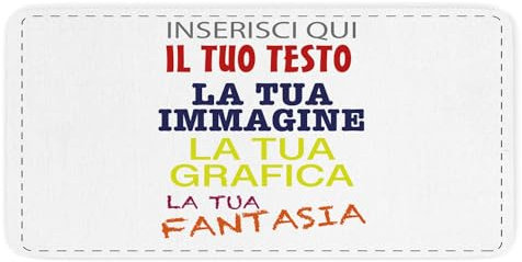 Gruppo Veneziano - Tappetino Mouse Pad personalizzato con testo e foto , logo , grafica - tappetino mouse personalizzabile - 100% made in italy