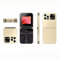 AZUIQiMeng Mini i15 Pro Telefono Cellulare Sbloccato 2024, Telefono Cellulare più Piccolo Al Mondo Sbloccato, Cellulare Per Anziani, Dual Sims, 1000mAh, 1.8 inch (Oro)
