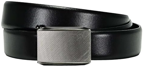 LLOYD-Automatic-Leder-Gürtel 35mm, kürzbar, bombiert, BLACK, BW 90