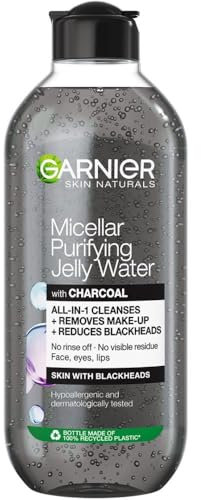 Garnier Mizellen Reinigungswasser, Für eine sanfte Reinigung und schonendes Abschminken, Gesichtswasser zum Reduzieren von Mitessern, SkinActive Hautklar Mizellen Jelly, 1 x 400 ml