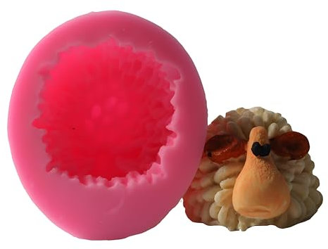 Molde de Silicona para Hornear y Velas, Molde 3D de Oveja, Accesorio de Cocina para Uso Doméstico y Panadería, Divertido Artículo Decorativo de Granja, Molde para Jabón, Chocolate, Caramelo