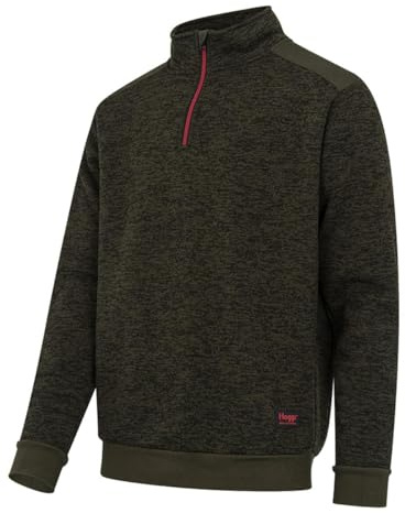 Hoggs of Fife Green King II 1/4 Zip Knit