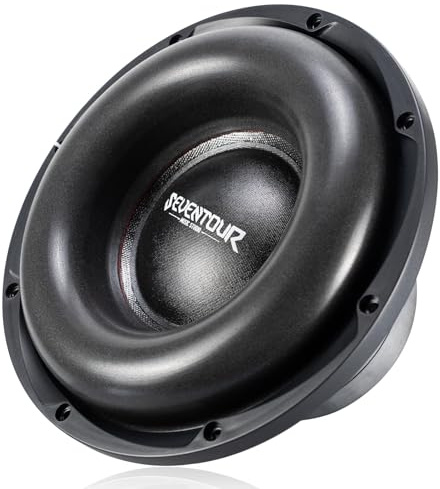 Seventour Doppio subwoofer automobilistico da 10 1200 W, potenza massima 4 Ohm, montaggio superficiale (10 - Ohm)