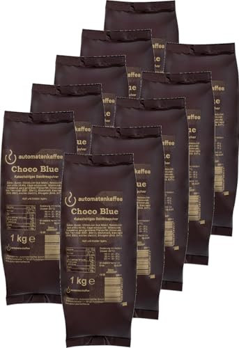 Choco Blue Automatenkaffee 10 x 1.000g | Automatenfähiger Kakao mit 16,4% Kakaoanteil