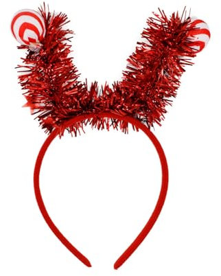 Limtula Pompons Stirnband Foto Requisiten Party Spaß Stirnband Party Pompons Karaoke Party Haarreifen Weihnachten für Neujahr Bühne