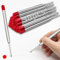 SWTYExt 30 Stück Kugelschreiberminen Rot Kugelschreiber Großraumminen G2-Format Kugelschreiber Ersatzminen Metall für Kugelschreiber Ersatzminen Kugelschreiber 1.0mm Strichstärke M Größen