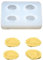 Zeiwohndc Moule Silicone Abricot 3D Réaliste pour Décoration Gâteau Fondant Moule Au pour Les Amateurs Cuisine Accessoires Cuisine