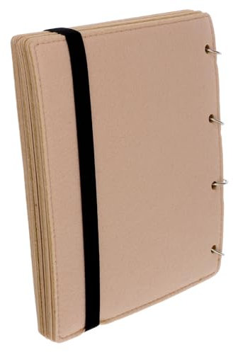 OSALADI Livre de Rangement pour Boucles de Chaussures Nuancier des Ongles Livre d'épingles à échanger Tableau d'affichage en émail Feutre Khaki