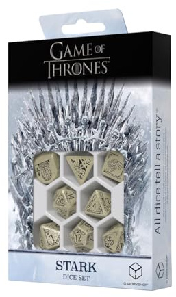 Q-Workshop Game of Thrones. Stark Dice Set.