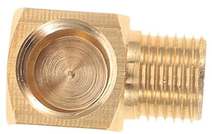 TOPPERFUN 90Grado Raccordo per con Filettatura Ed Esterna Gomito Resistente per Idraulici e Oleodinamici Installazione Facile Perdite