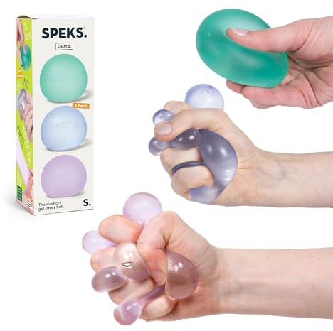 Speks Gump Stress Balls | Ultra Soft Squishy Fidget Toy for Adults & Teens | Stress Relief & Desk Toy | Cool