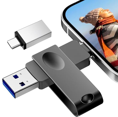 Senza APP-Nanopell 128 GB Chiavetta USB per lPhone,lPad,Android,PC e Tablet